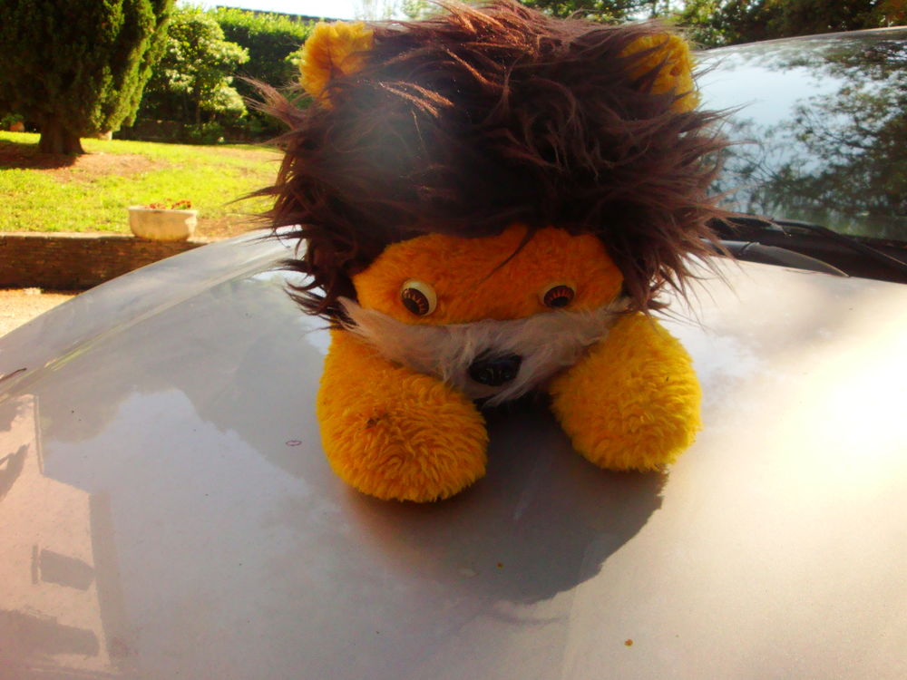  Peluche made in france lion ann&eacute;e 1970 Jeux / jouets