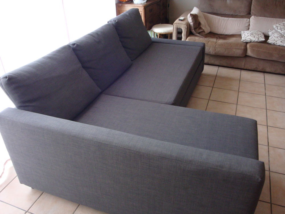 canap&eacute; convertible gris anthracite Meubles