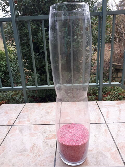 Porte parapluie en verre ou vase  15 Montigny-Lencoup (77)