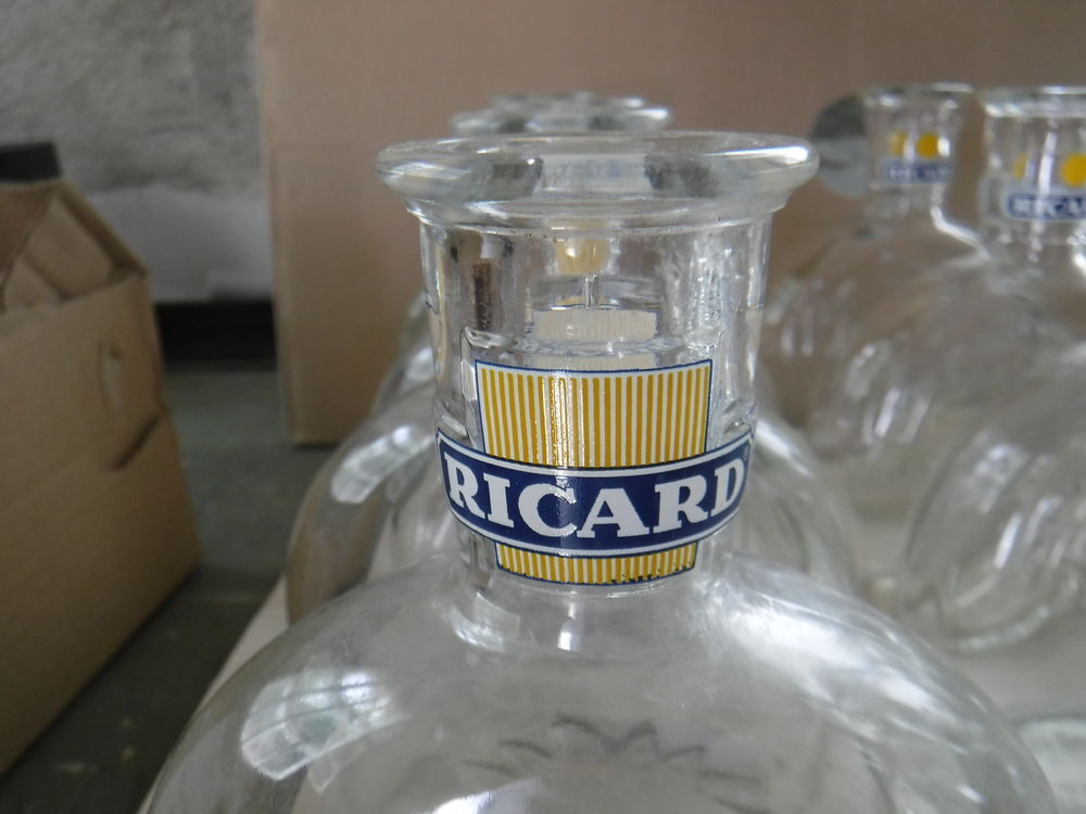 Lot de Bouteilles &agrave; eau "Ricard" 