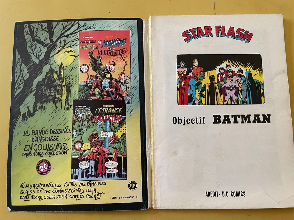 BD STAR FLASH Objectif BAT MAN L8118 de 1982 Livres et BD