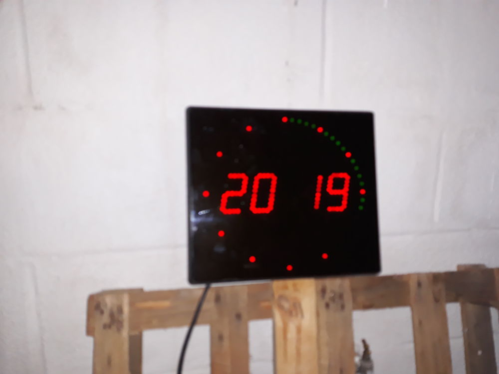 Horloge num&eacute;rique Décoration