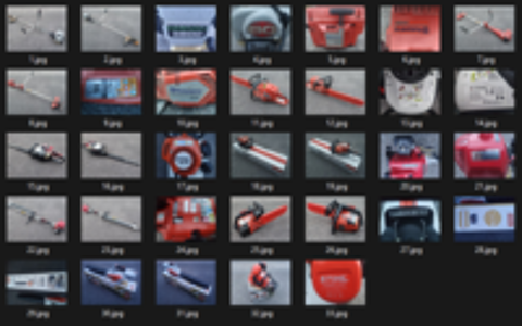  Lot matériel motoculture pro STIHL Husqvarna ECHO - 9 équipements 