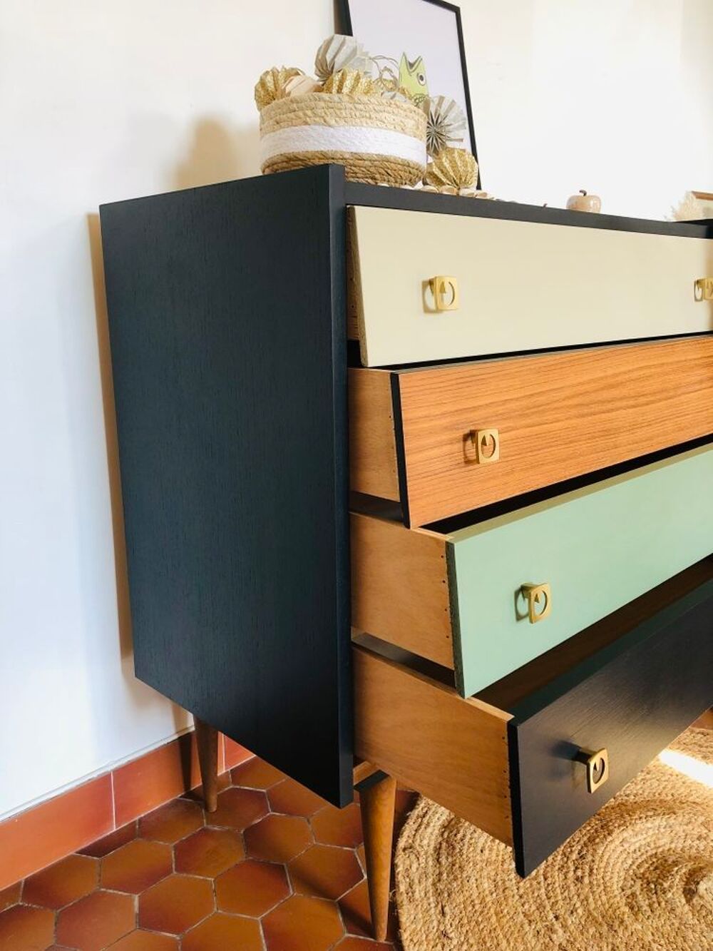 Commode scandinave vintage Meubles