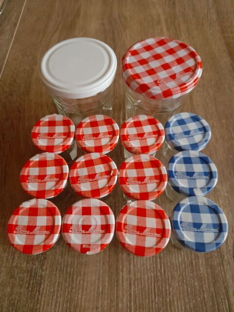 Petits pots  Bonne Maman  + 2 grands pots 7 Tours (37)