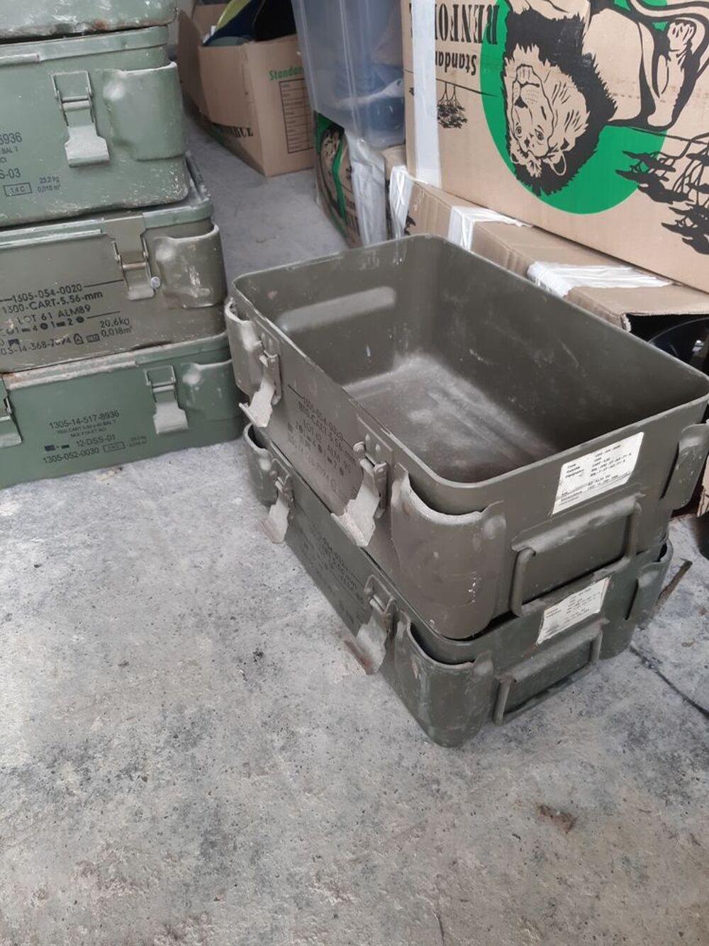 caisse de munitions Décoration