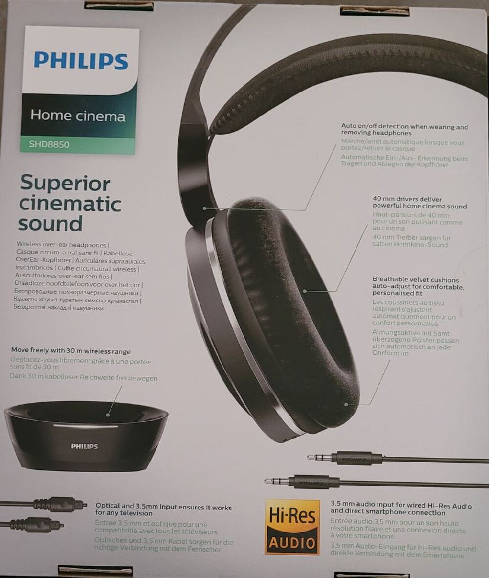 Casque TV sans fil - PHILIPS Audio et hifi