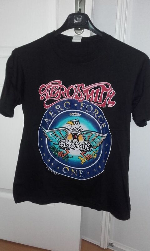 T-Shirt : Aerosmith - Aero-Force One Pump European Tour 1989 250 Angers (49)