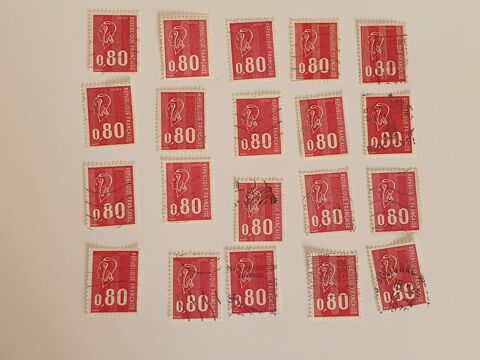 Timbre france  marianne de B�quet 0.80f 1974 -  lot 0.60 eu 0 Marseille 9 (13)