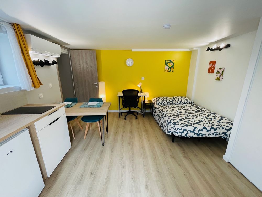 Location Appartement Studio meublé neuf Clermont-Fd avec terrasse + climatisation Clermont-ferrand