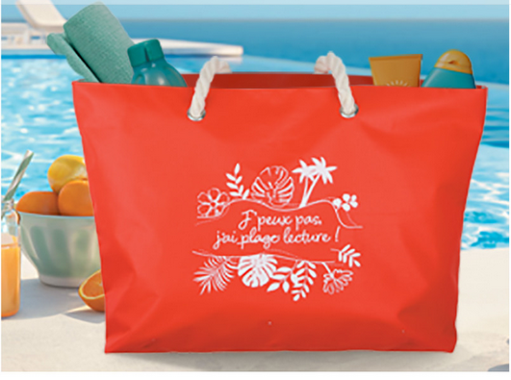Sac de plage rouge, neuf Maroquinerie