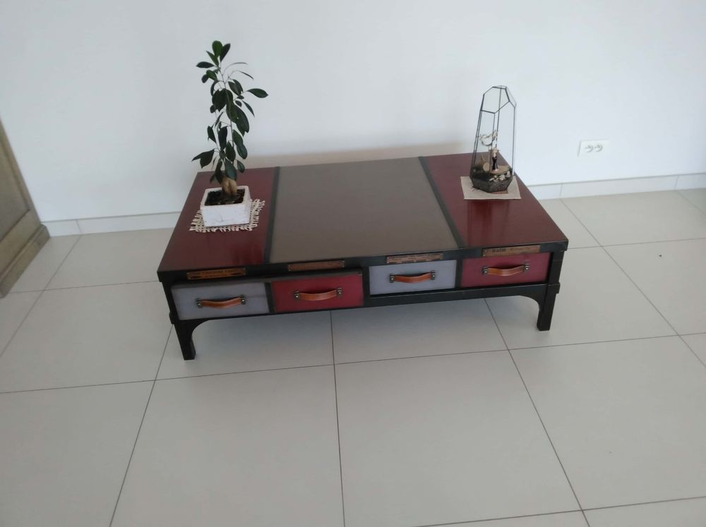 table de salon en merisier massif Meubles
