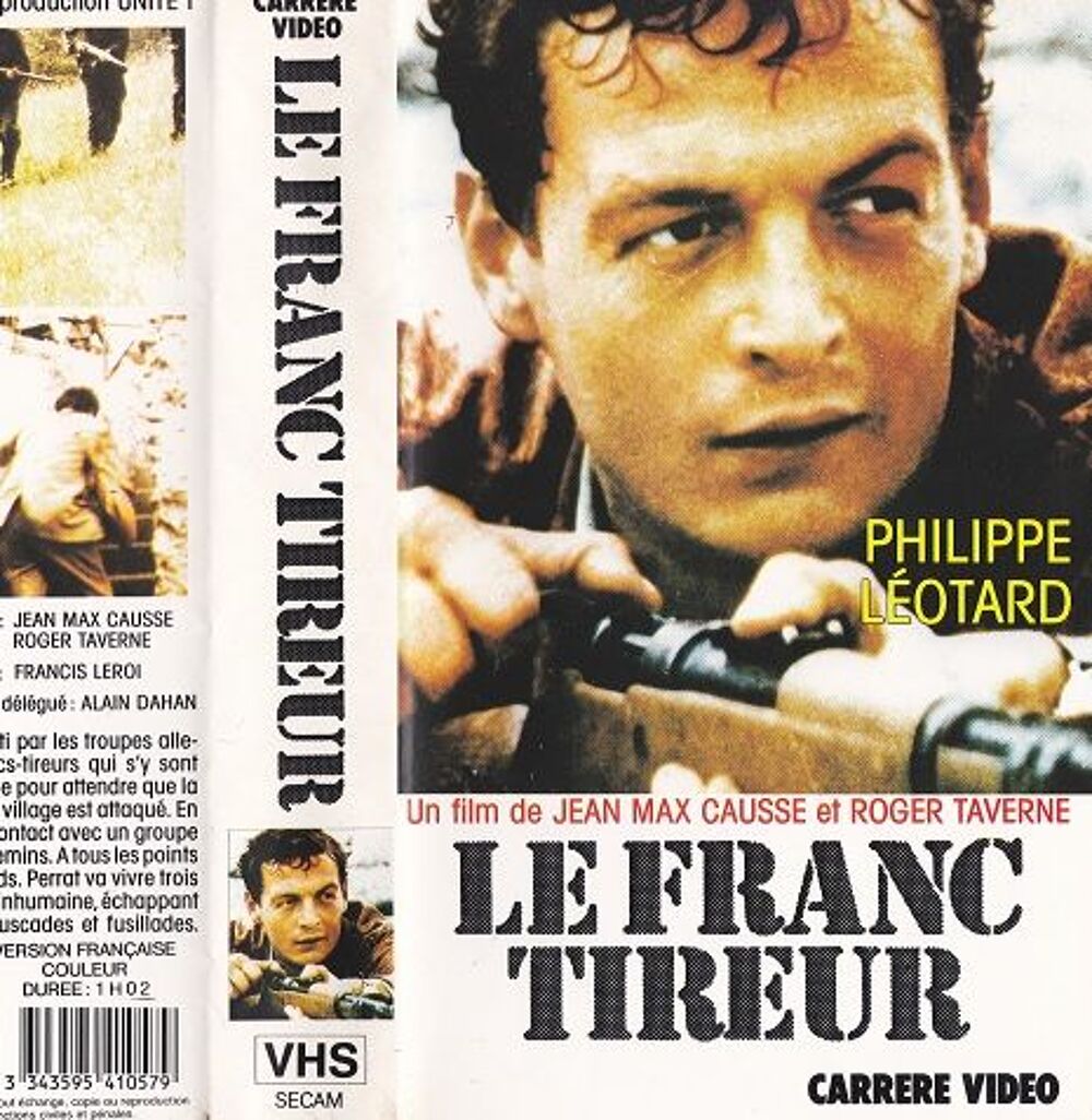 LE FRANC TIREUR film de j m causse avec Philippe LEOTARD DVD et blu-ray