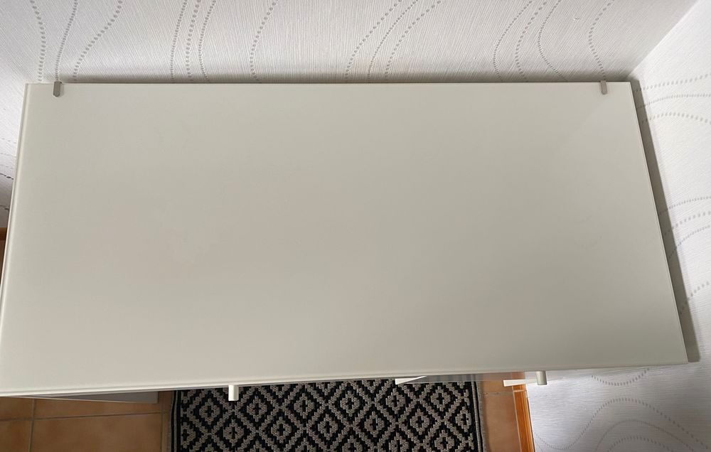 Coiffeuse blanche Ikea SYVDE Meubles