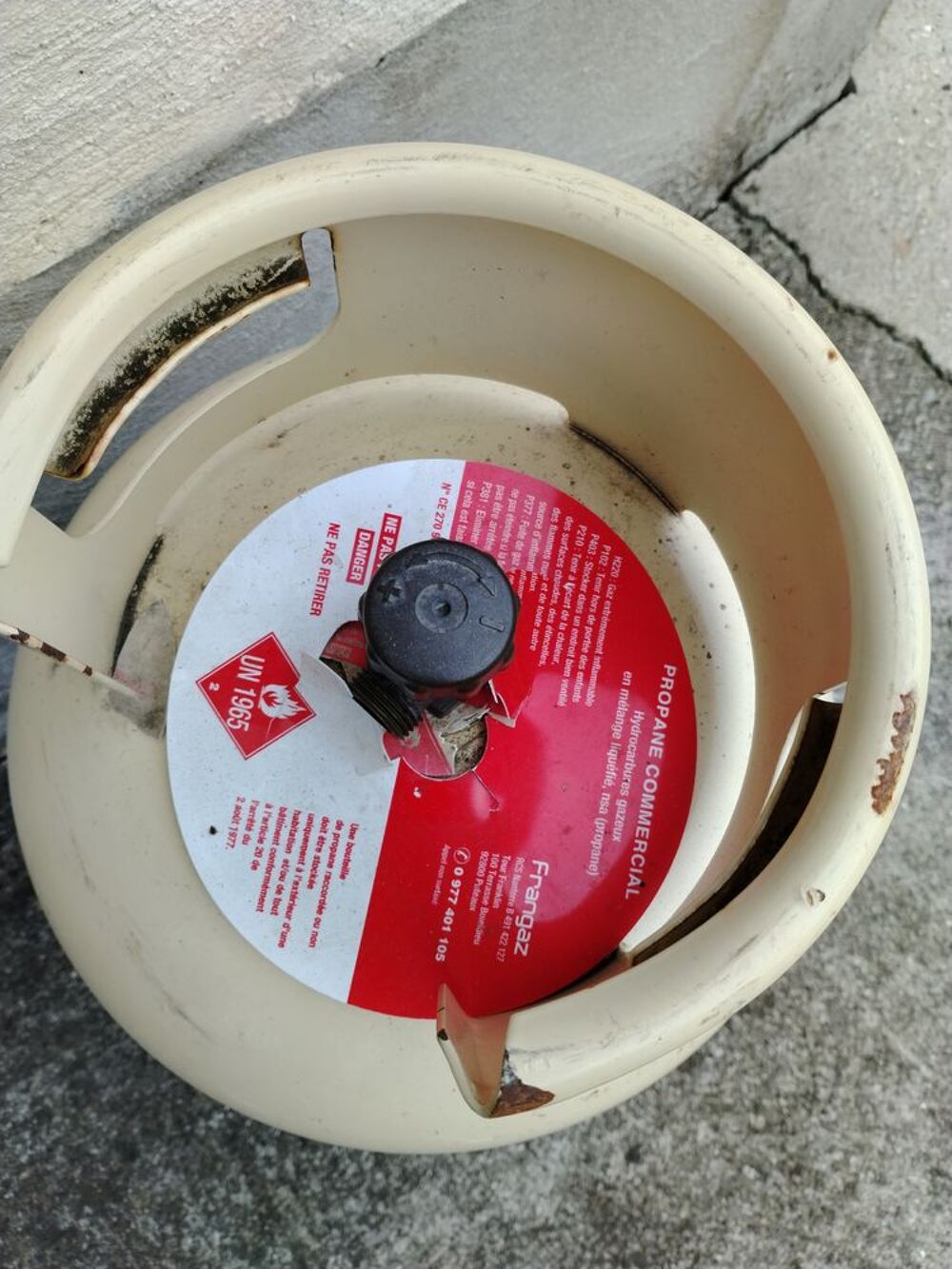 Consigne de gaz Bricolage