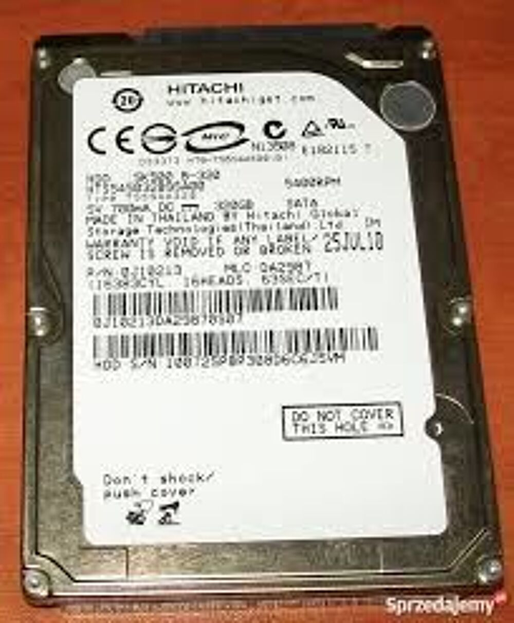  disques durs sata 320GB &agrave; r&eacute;parer Matériel informatique