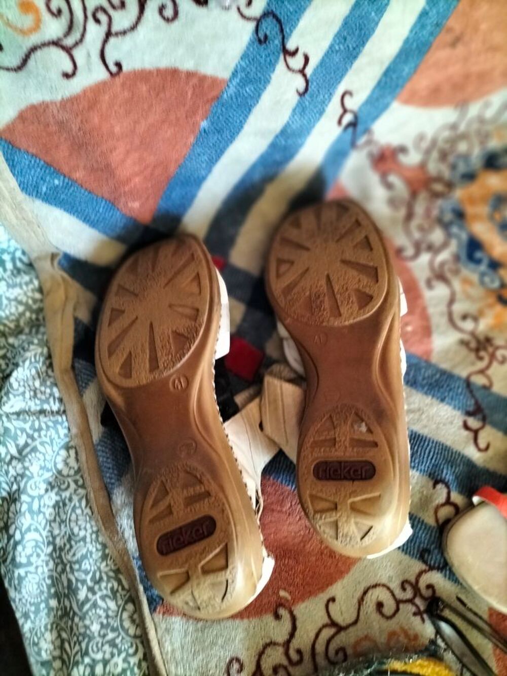 Ballerine babies cuir rieker pointure 41 tr&egrave;s bon &eacute;tat Chaussures