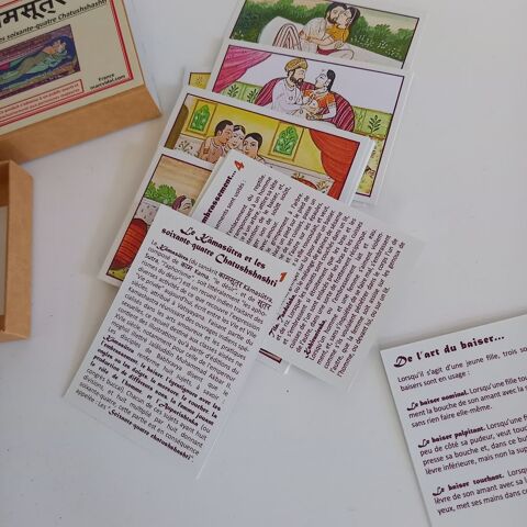 Le kamas�tra et les soixante-quatre chatushashti, 37 fiches  9 Saumur (49)