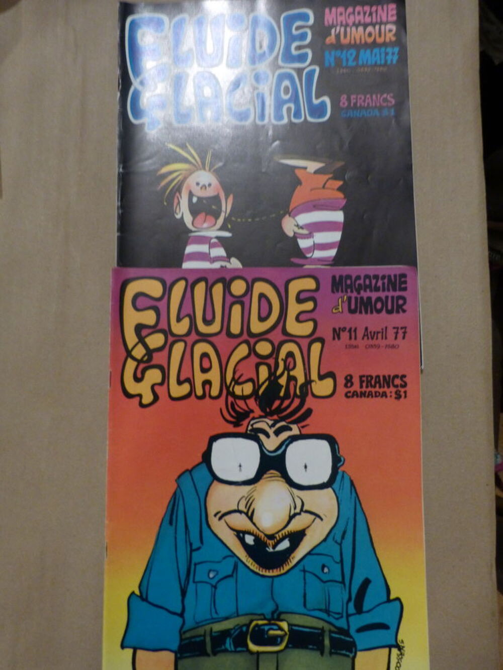revue FLUIDE GLACIAL a choisir Livres et BD