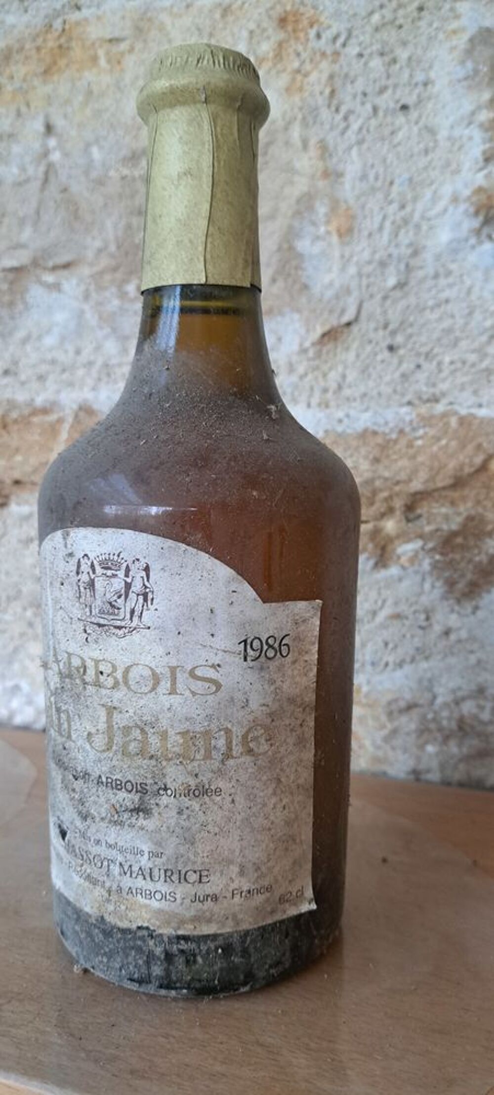 Grand Vin Jaune d'ARBOIS 1986 Maurice CHASSOT 