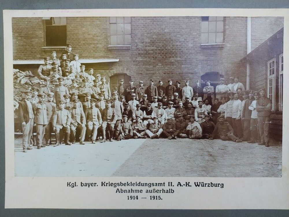 Photographie Militaire Allemagne KGL. BAYER 1914-1915
