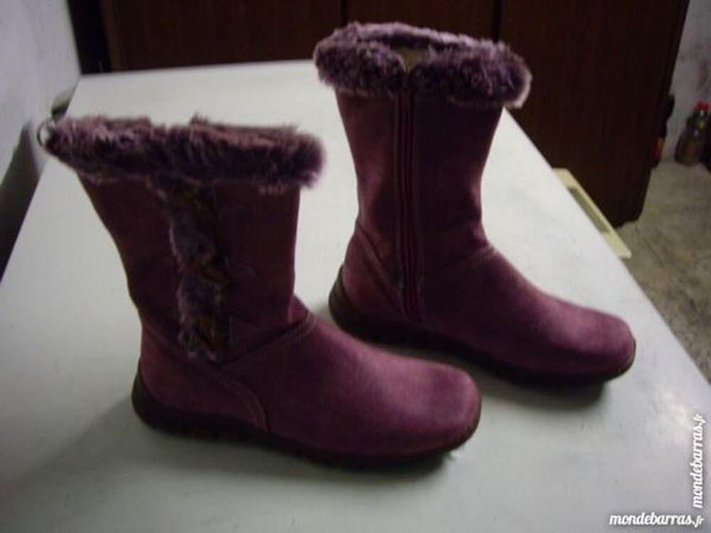 Bottes fourr&eacute;es Violine pt 38 neuves Chaussures