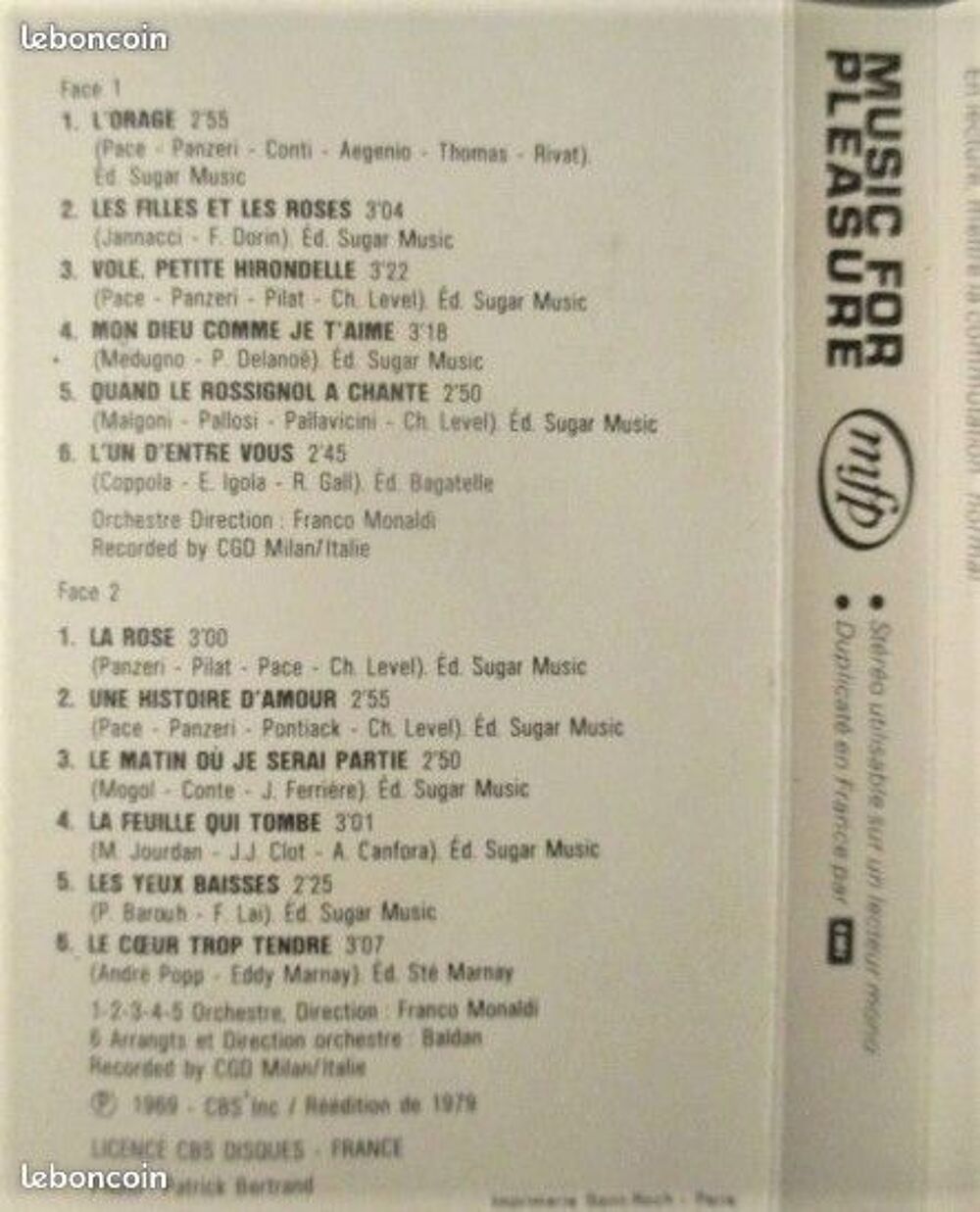 Cassette audio Gigliola Cinquetti CD et vinyles