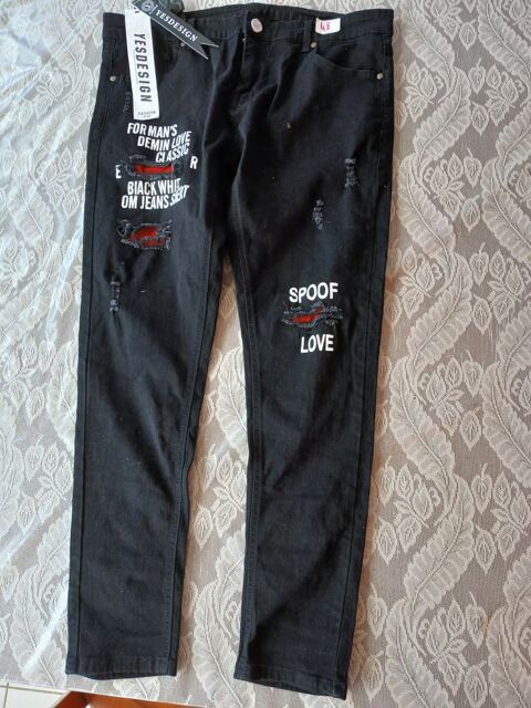 pantalon noir homme 35 Petit-Canal (97)