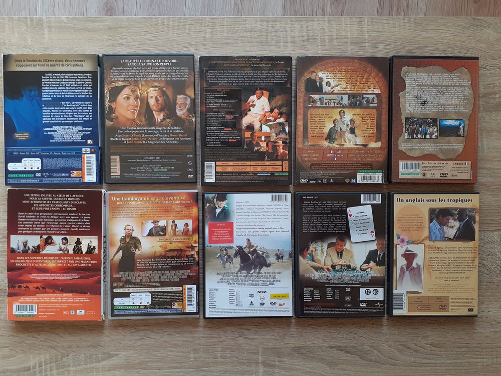 5 DVD &quot;AUSTRIALIA&quot; + SAHARA .......... 