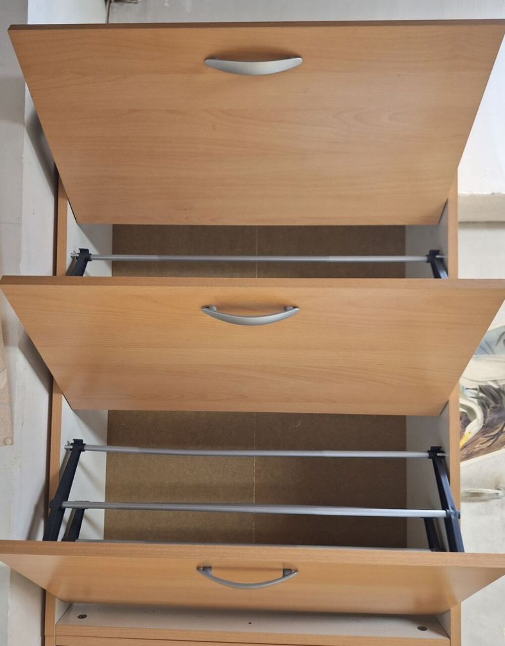 Meuble de rangement chaussures, portes basculantes Meubles