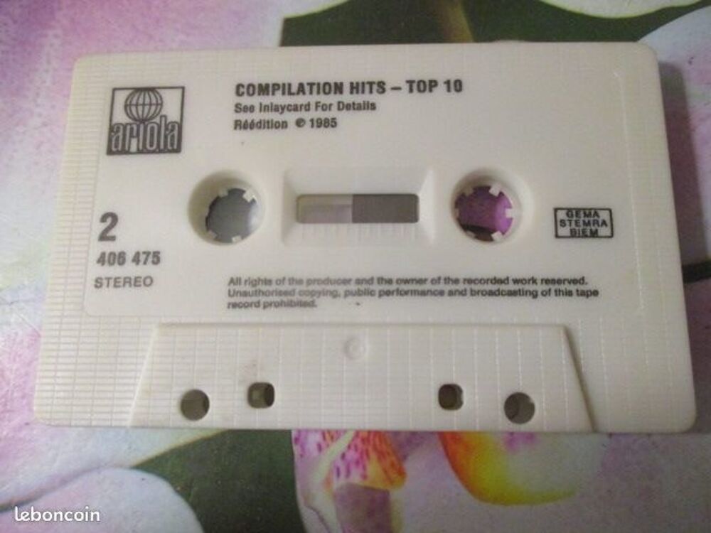 Cassette audio TOP 10 CD et vinyles
