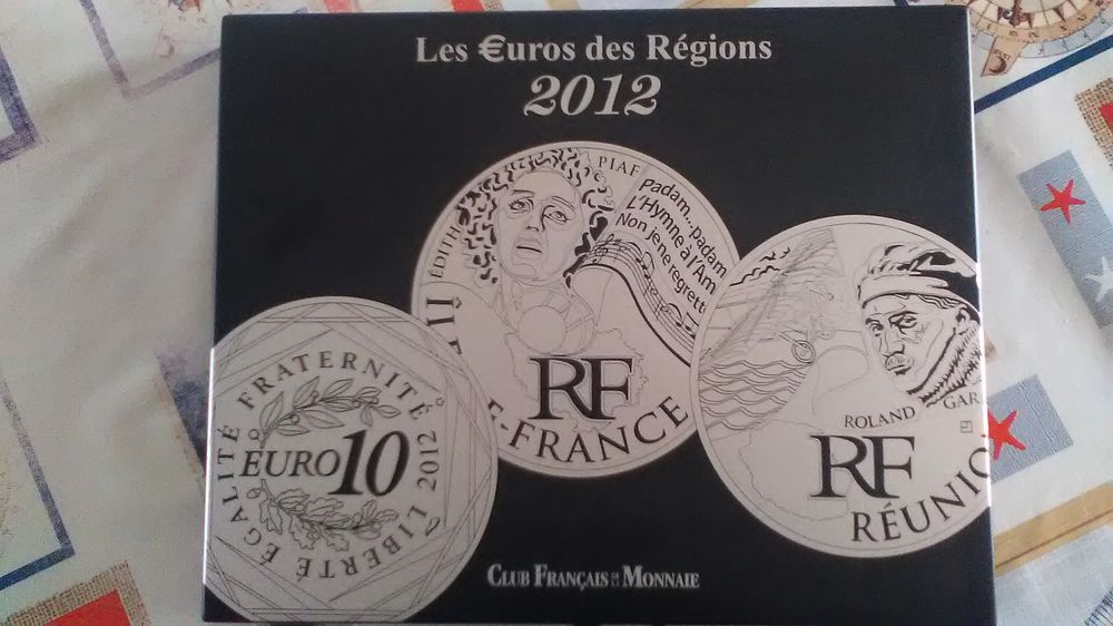 SERIE DE 27 PIECES DES REGIONS DE FRANCE ANNEE 2012 