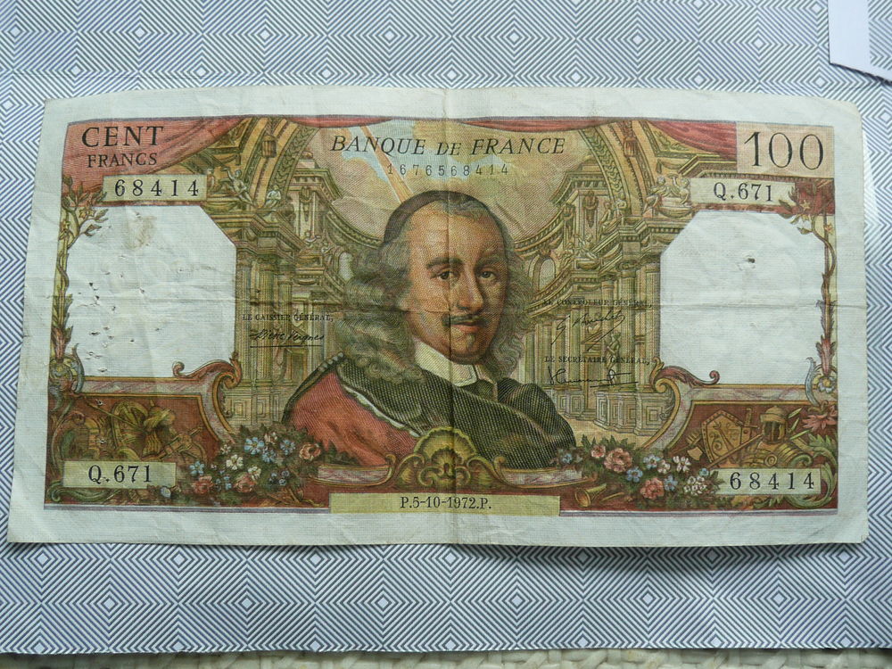 Billet 100 francs Corneille 
