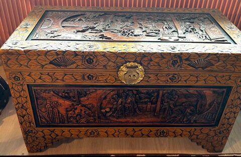 malle ancienne chinois 20 eme si�cle 1500 �greville (77)