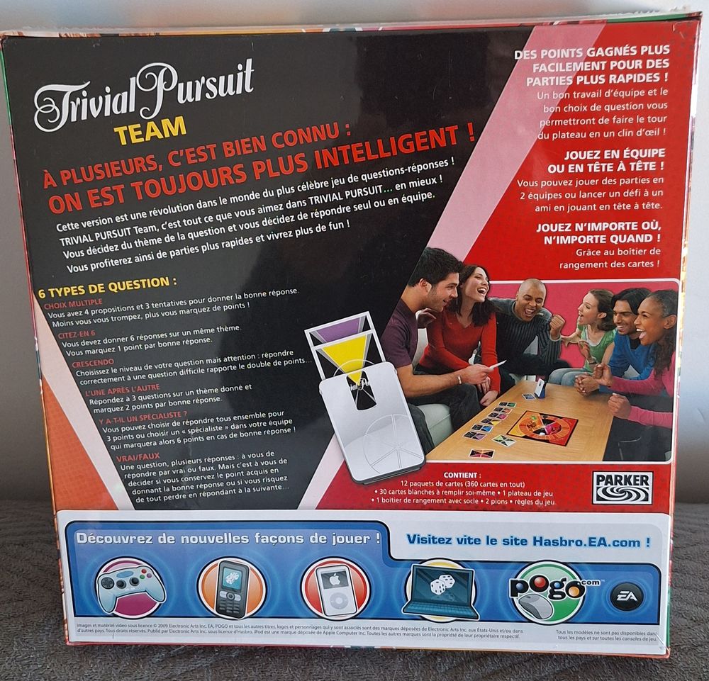 Trivial Poursuit Team Jeux / jouets