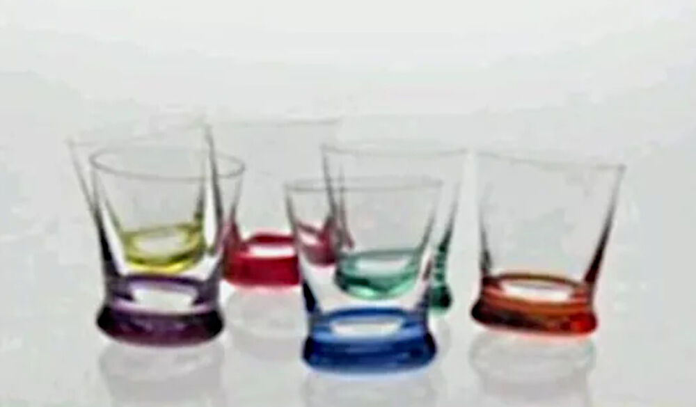 6 verres 60ml culbuto Décoration
