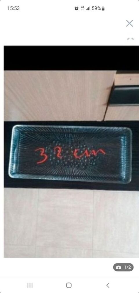 plat à cake en verre très bon état 7 Bron (69)