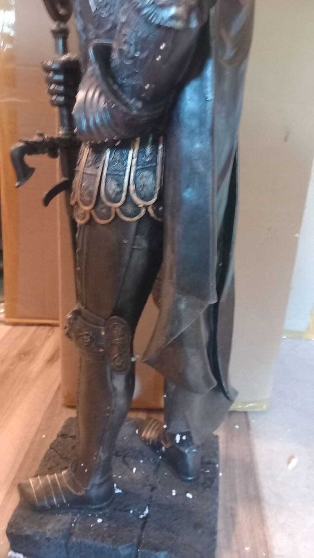 BELLE OEUVRE DE STATUE CHEVALIER RENNAISSANCE TRES OUVRAGEE
Décoration