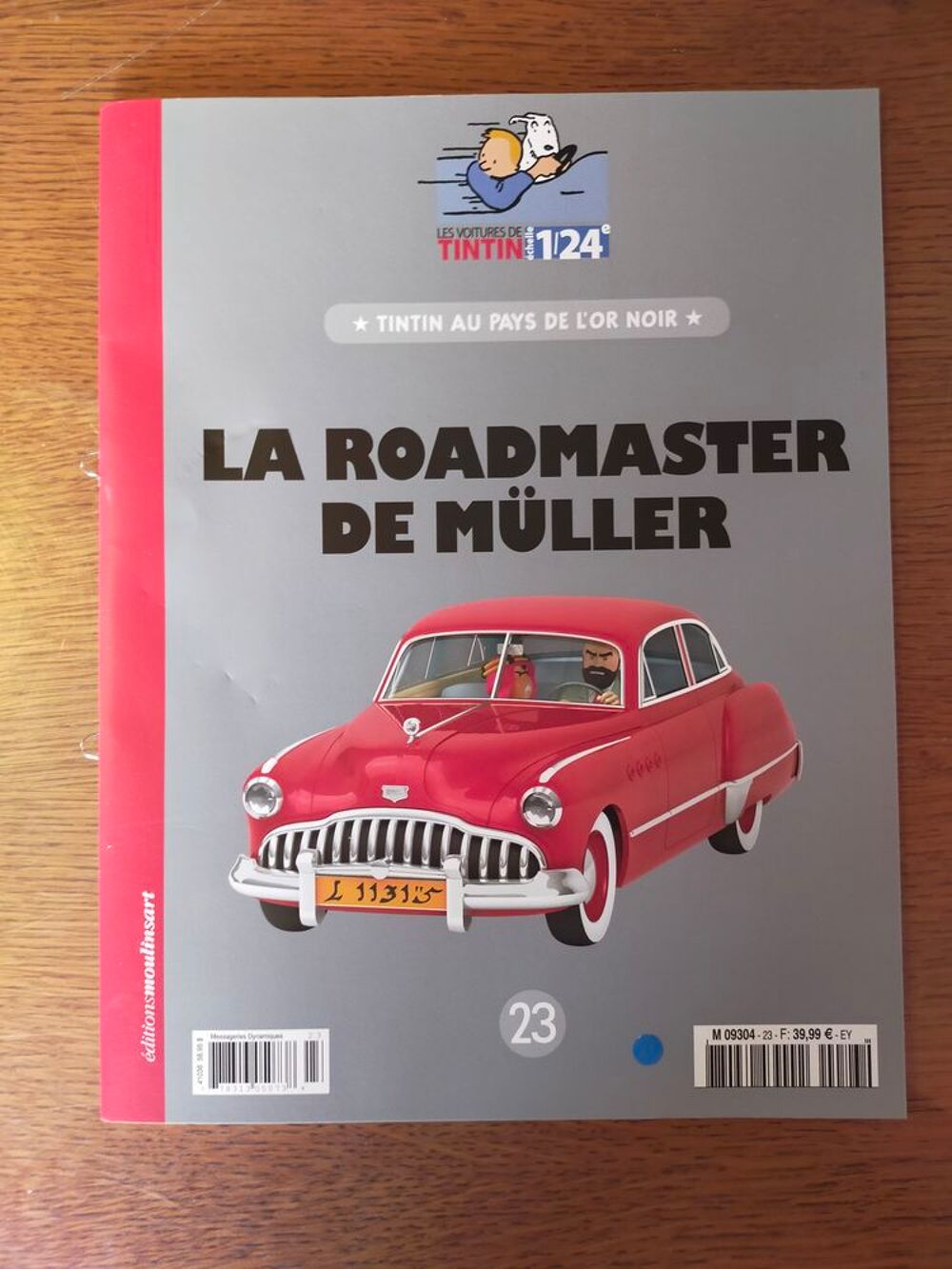 4 voitures Tintin Hachette Moulinsart 1/24 (39e une)
