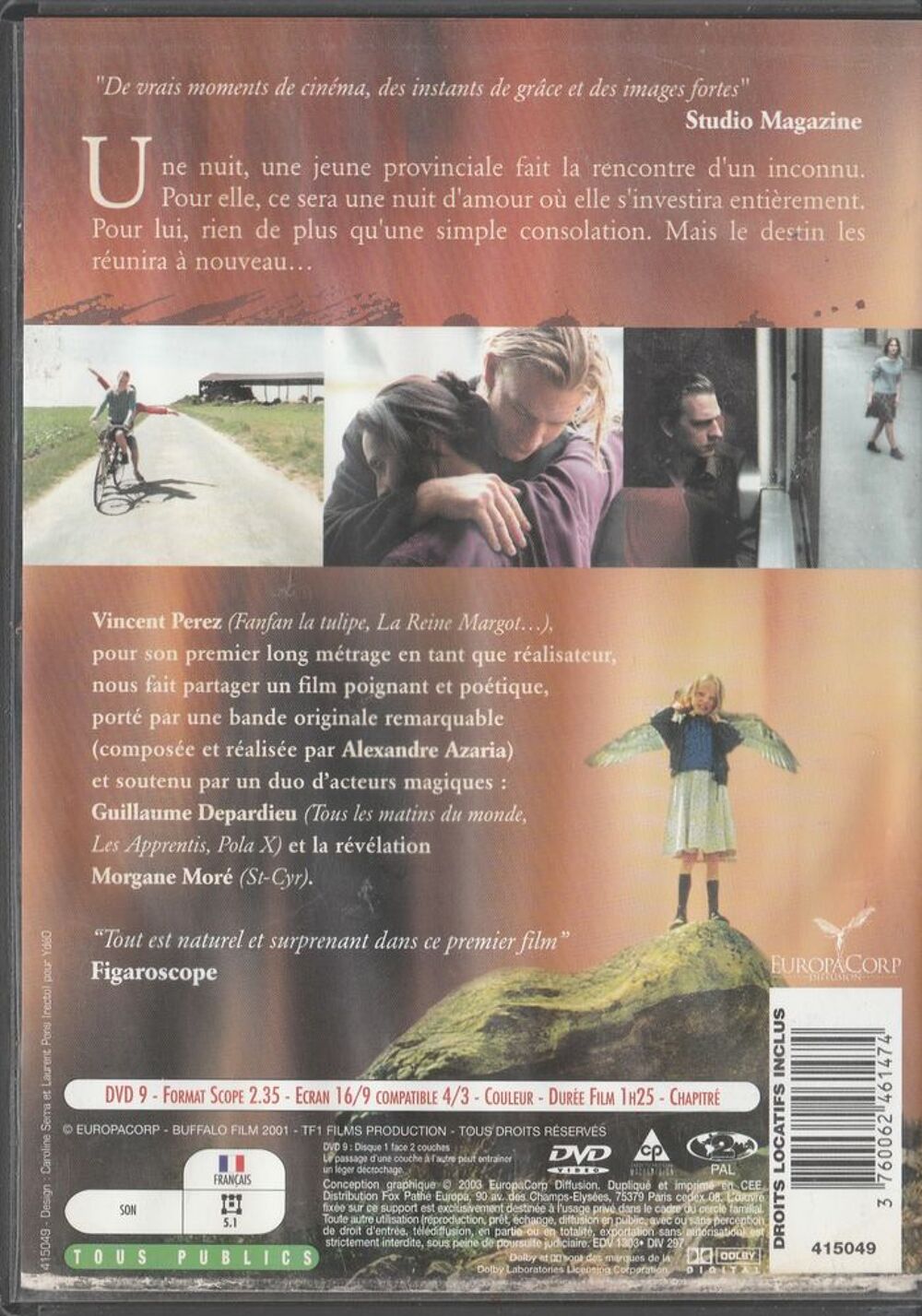 P&eacute;au d'ange DVD et blu-ray