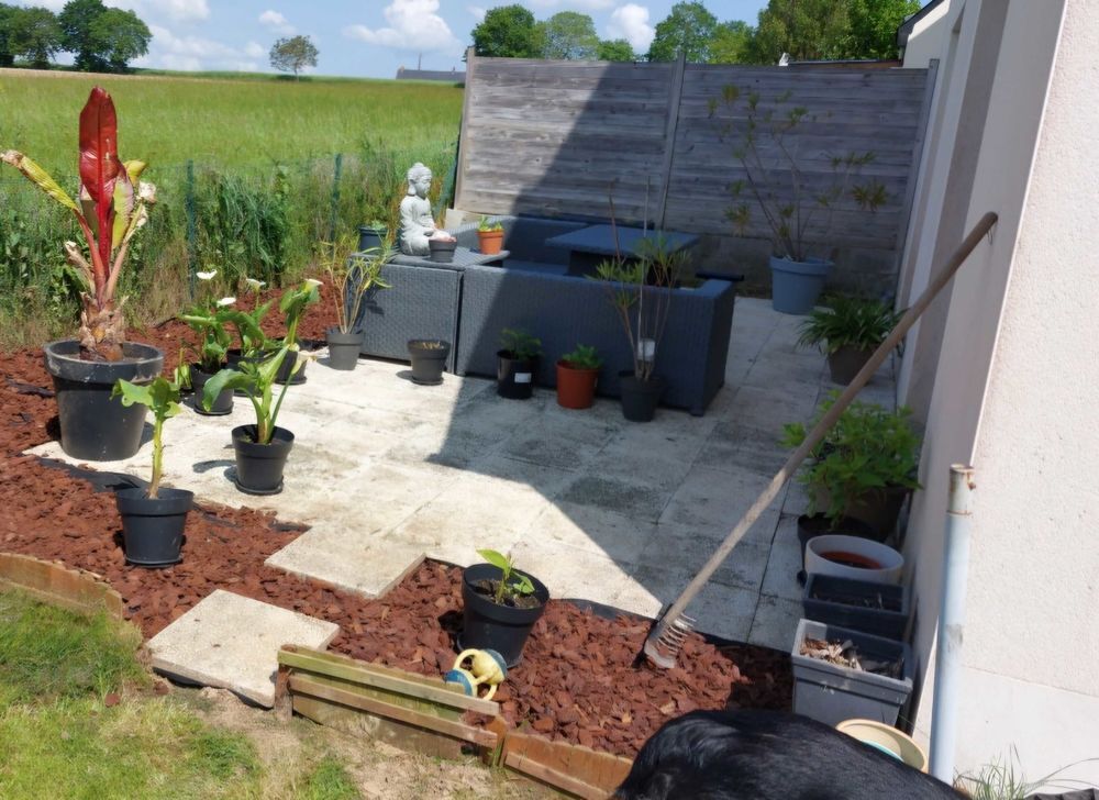lot de dalles Jardin