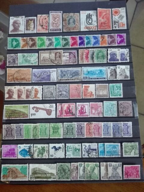 Timbres des INDES 4 Bersée (59)