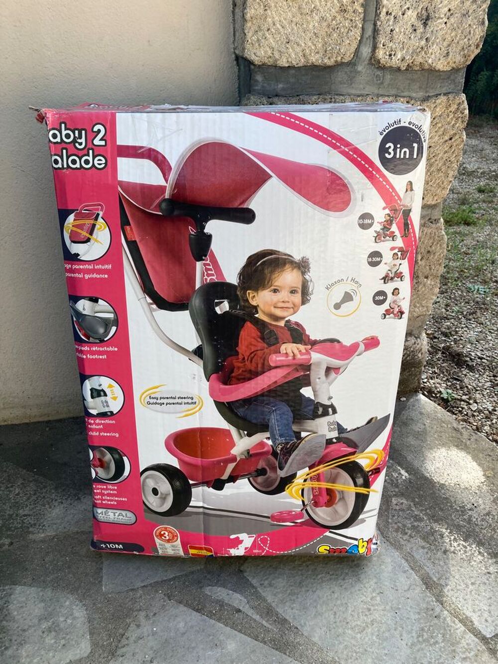 Tricycle Smoby Rose Jeux / jouets