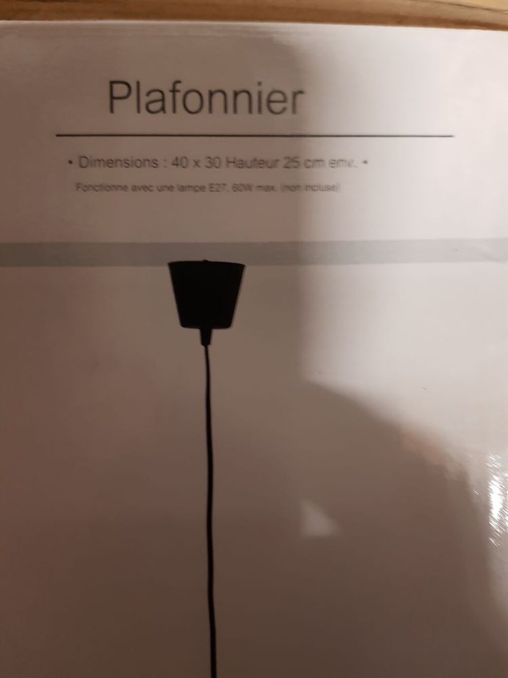 Lampe plafonnier neuf Décoration