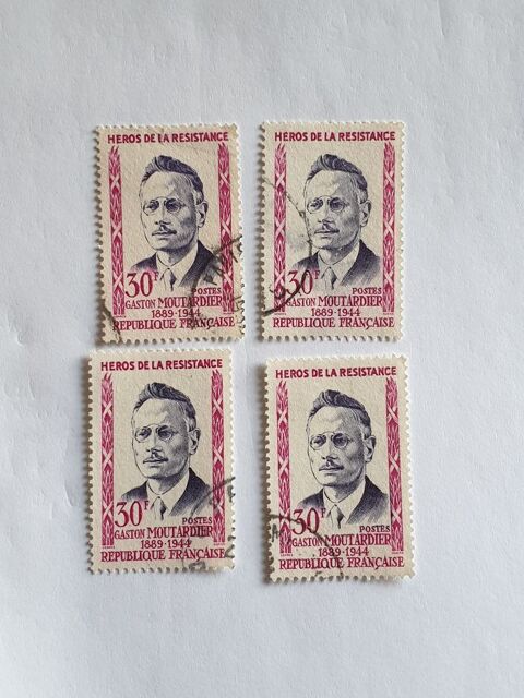 Timbre france  r�sistance Gaston Moutardier 1959 - 0.72 eur
0 Marseille 9 (13)