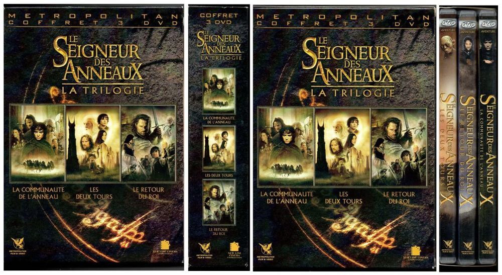 Coffret Le Seigneur des Anneaux - La Trilogie 3 DVD DVD et blu-ray