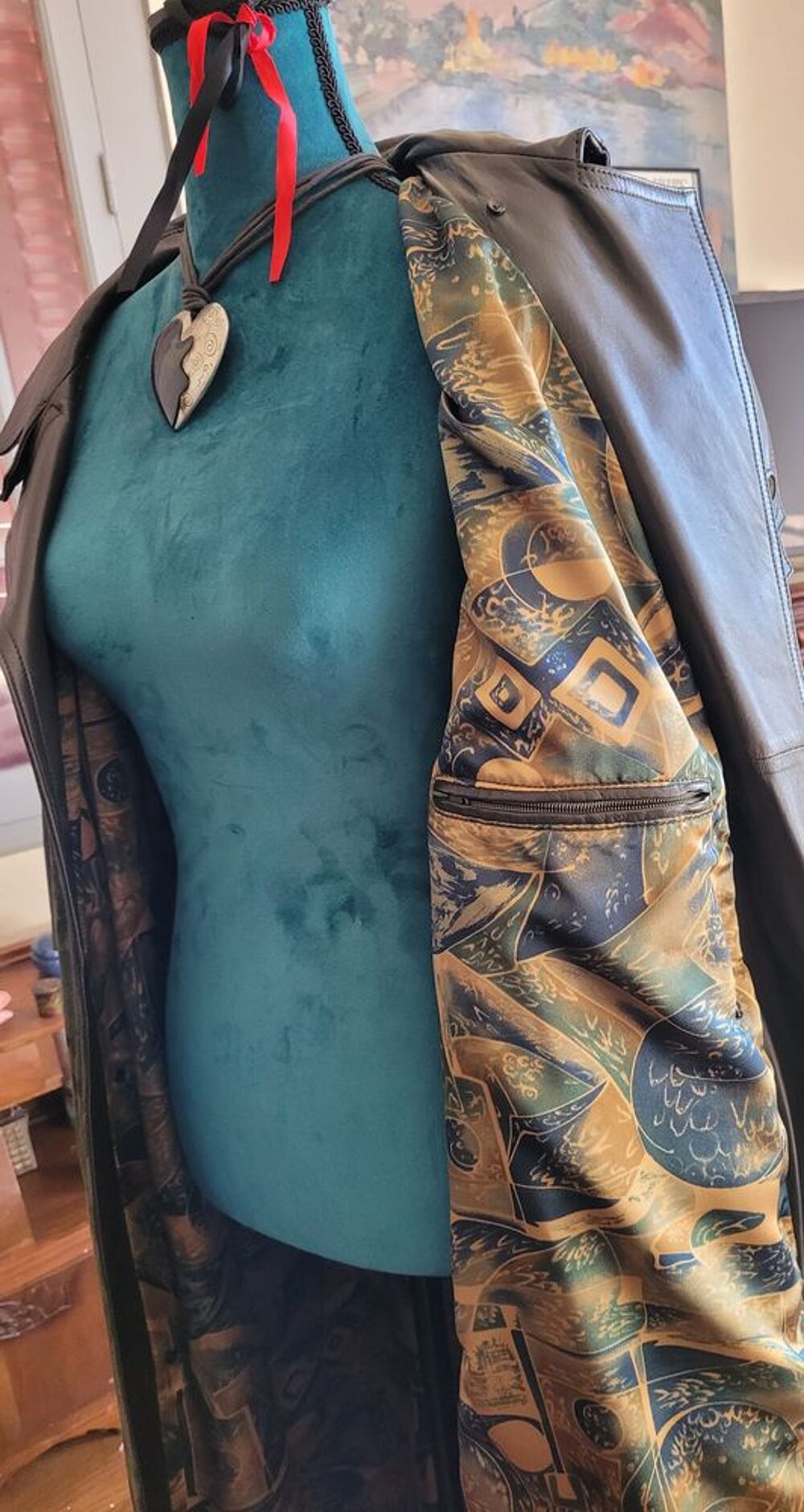manteau cuir et daim Vêtements