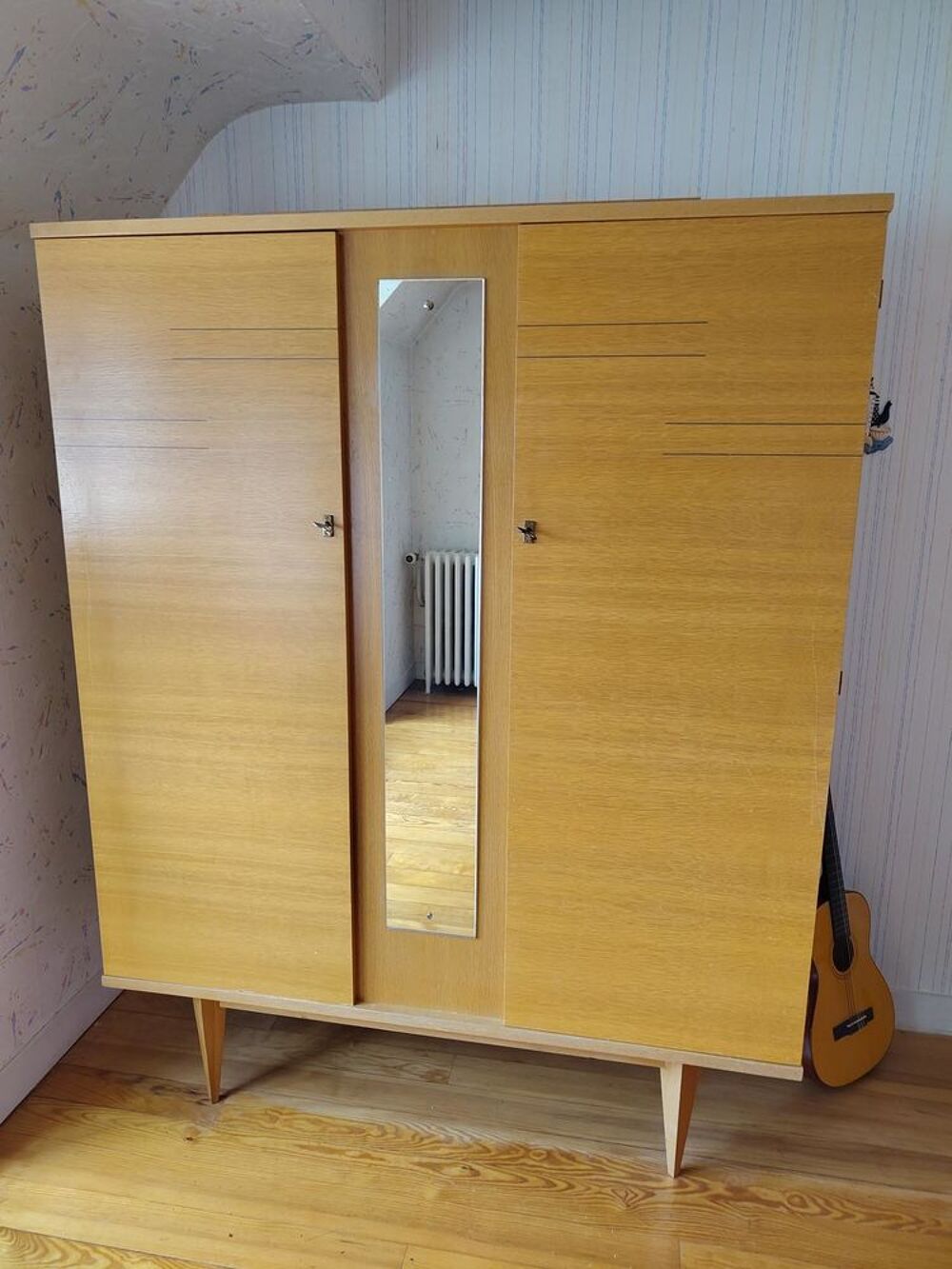 armoire double avec miroir en partie centrale Meubles