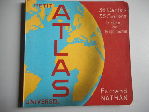 Petit atlas universel de Nathan 15 Nieuil-l'Espoir (86)