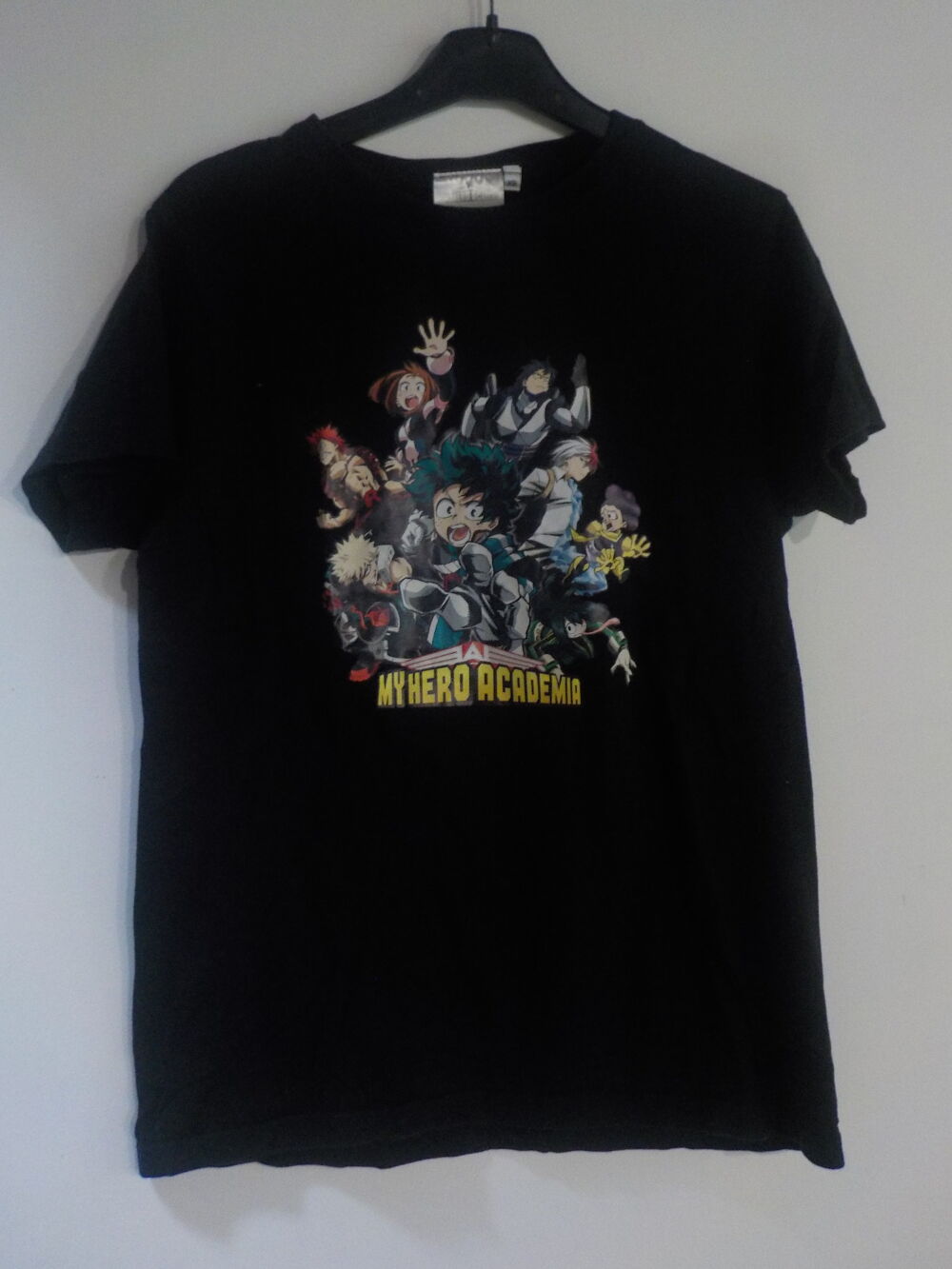 TSHIRT MY HERO ACADEMIA NOIR Taille XS Vêtements enfants